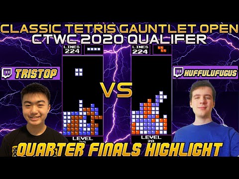 Classic Tetris Gauntlet 2020 CTWC Qualifier - Tristop vs. Huffulufugus HIGHLIGHT