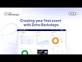 Creating your first event with Zoho Backstage | An overview video