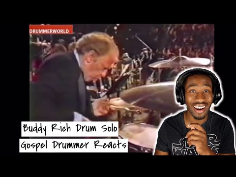 Gospel Drummer REACTS to Buddy Rich - Impossible Drum Solo