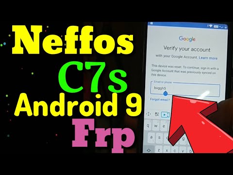 Neffos C7s Android 9 Frp Bypass Just 3 Mint #Frpbypass #Neffos #Mobilesolutionpoint #Samsung #Icloud
