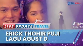 Erick Thohir Nonton Konser Suga BTS di Jakarta, Temani Sang Putri yang ARMY: Seesaw Enak Banget