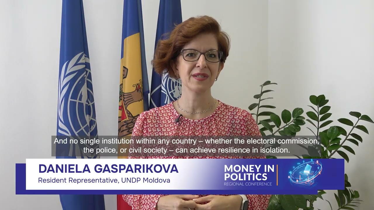 Daniela Gasparikova's message at the Money in Politics conference, 2026