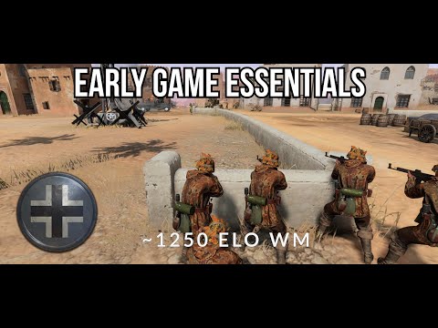 Early Game Essentials | COH3 Coaching Session | ~1250 ELO Wehrmacht