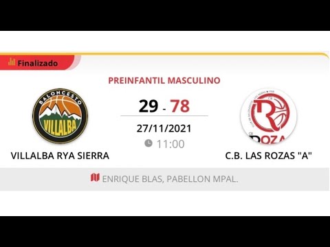 Preinfantil masc A VILLALBA RYA SIERRA - LAS ROZAS