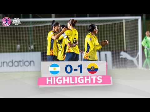 ARGENTINA vs. ECUADOR [0-1] | RESUMEN | CONMEBOL SUB20 FEMENINA 2026 | FASE FINAL