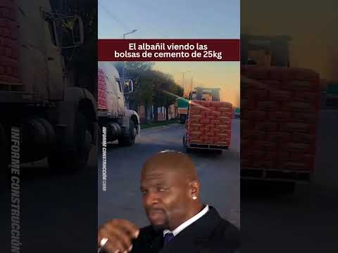 Gracias, de verdad, por las bolsas de cemento de 25kg 