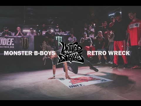 Monster B-Boys Vs Retro Wreck | Top 16 | United Styles 2018 | Pro Breaking Tour | BNC