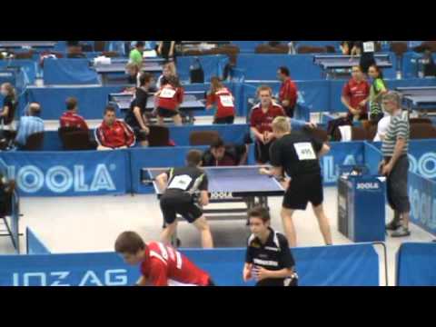 110424 Linz, JBD, Double, Vestegnen - DJK Sportsverband/Upper Austria