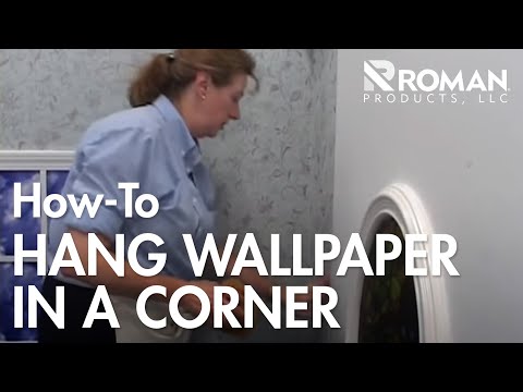 How to Hang Wallpaper in a Corner