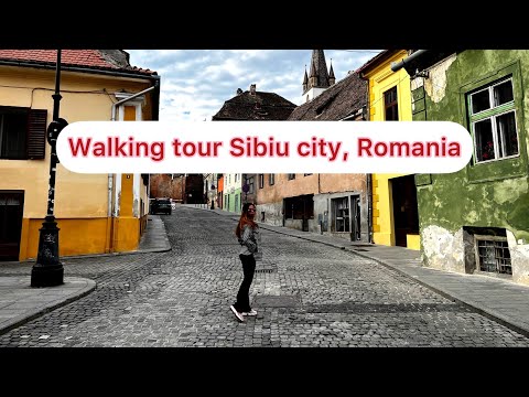 WALKING TOUR SIBIU, ROMANIA.