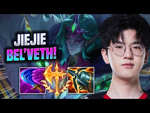 JIEJIE ABUSING OP BEL'VETH! - EDG JieJie Plays Bel'Veth Jungle vs Graves! | Season 2022