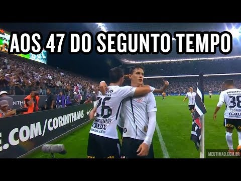 Corinthians 1x0 São Paulo - Gol do Rodriguinho - Semifinal do Paulistão 2018