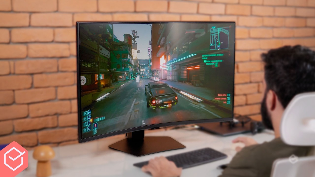 Miniatura da avaliação em vídeo de Monitor Samsung Odyssey G7 37 Polegadas 4K 165Hz Preto