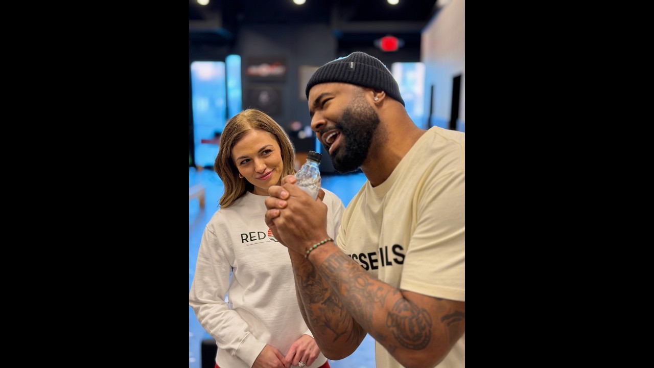 When Mike sings to all the women in Pilates class!