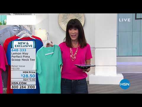 Lemon Way Perfect Pima ScoopNeck Tee