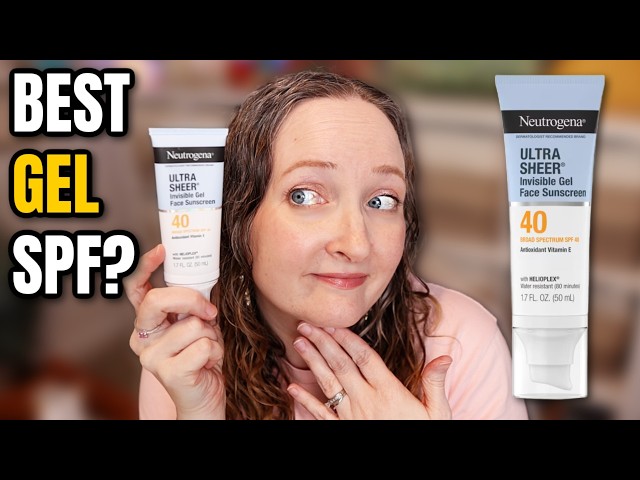 Vídeo relacionado con Neutrogena Ultra Sheer Solar Fluido Invisible Hidratante SPF50 (50 ml), protector solar facial 50 de amplio espectro, crema hidratante facial ligera e hipoalergénica, crema de sol resistente al agua
