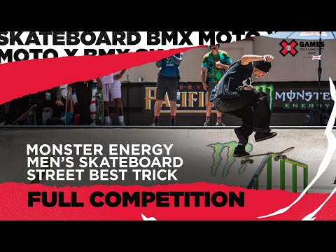 Monster Energy Men’s Skateboard Street Best Trick: FULL COMPETITION | X Games Salt Lake City 2025