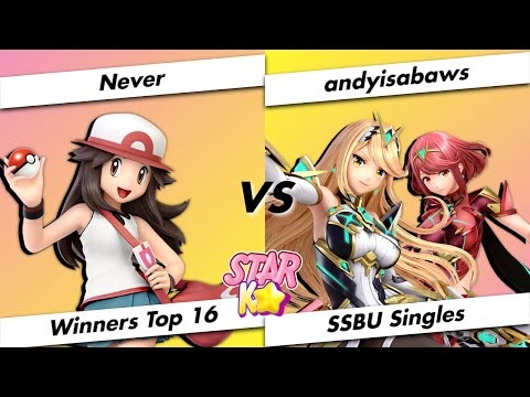 Star K.O. Winners Top 16 - Never (Pokémon Trainer) Vs. andyisabaws (Pyra & Mythra) - SSBU