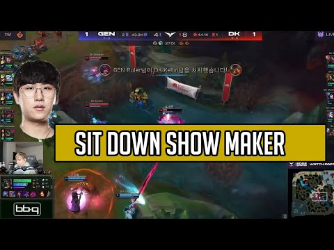 Gen G ruler Bodied Showmaker in LCK match #leagueoflegends #Shorts