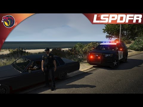GTAV LSPDFR POLICE MOD Ep222: Patrolling Near Fort Zancudo