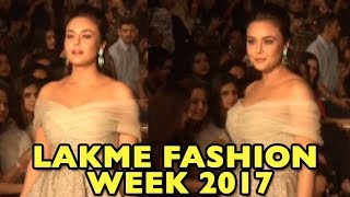 Preity Zinta WALKS The Ramp At Lakme Fashion Week 2017