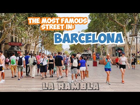 LA RAMBLA WALKING TOUR 🇪🇸 Barcelona, ​​​​Espanha 2023 #barcelona #spain