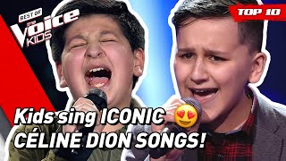 TOP 10 | BEAUTIFUL CÉLINE DION songs covered in The Voice Kids! 🤩