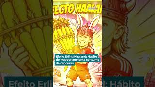 Efeito Erling Haaland: Hábito do jogador aumenta consumo de cenouras | #DomingoEspetacular #shorts