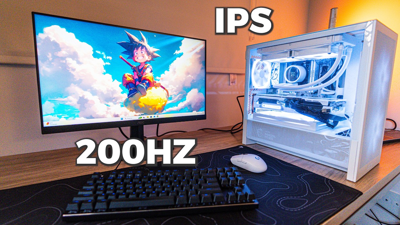 Miniatura da avaliação em vídeo de Monitor Gamer AOC Agon 24G42HE 24 Polegadas 200Hz IPS