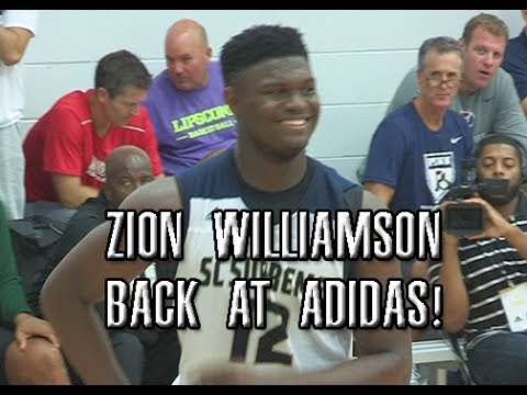 The Zion Williamson Show CONTINUES! First Game Back In Adidas Gauntlet Full Highlights
