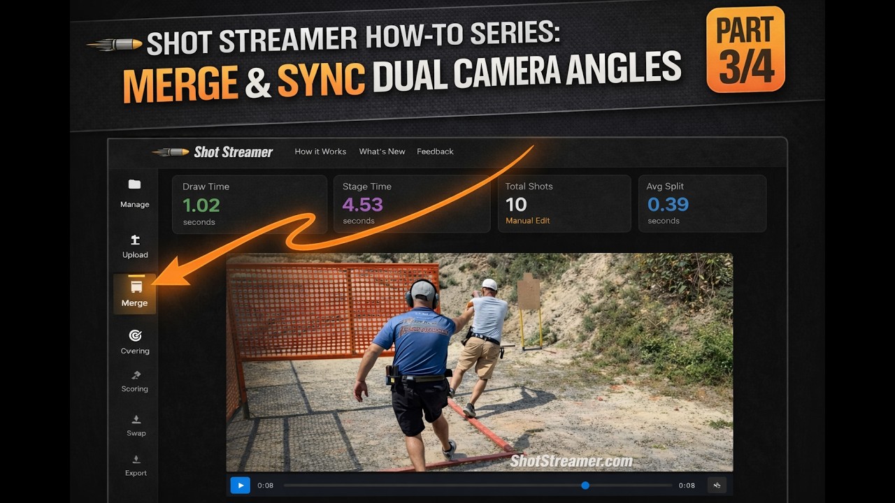Merge & Sync Dual Camera Angles