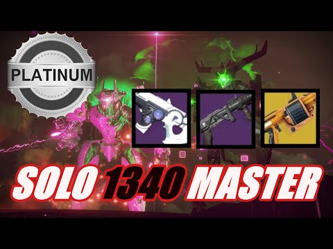 Solo 1340 Master Nightfall: W/The Prospector Exotic GL - (Platinum 100K) TITAN - Destiny 2
