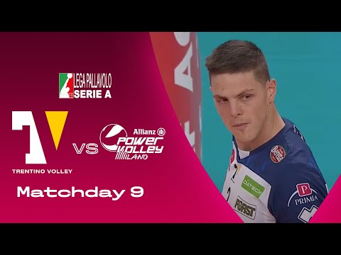 Trentino vs Milano | Highlights | SuperLega | Matchday 9
