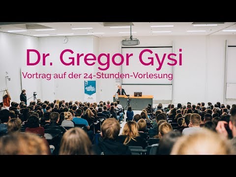 Dr. Gregor Gysi | 24-Stunden-Vorlesung 2018