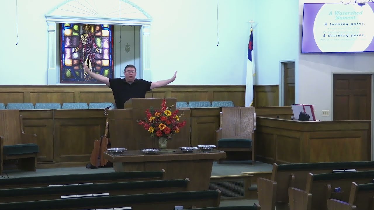 October 27, 2024 PM Sunday Evening Sermon "Woodshed & Watershed Moments"