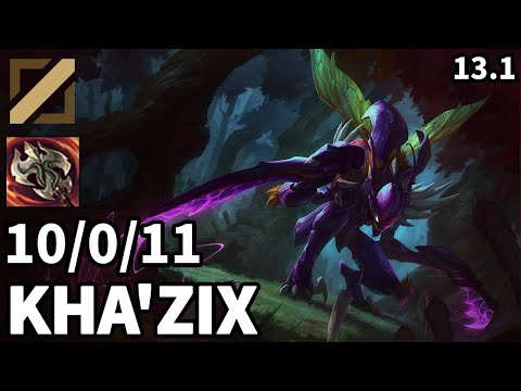 Kha'Zix Mid vs Viktor - EUW Master | Patch 13.1
