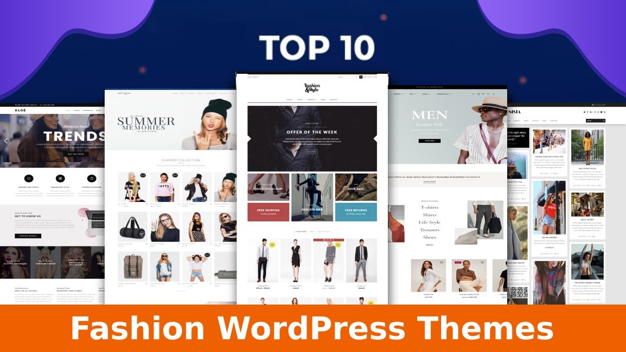 Top 10 Fashion WordPress Themes | Best WordPress Themes for Fashion Blogs | Wpshopmart