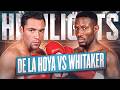 Boxing Showdown Oscar De La Hoya USA Vs Pernell Whitaker USA Fight Highlights