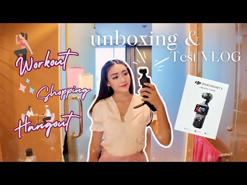 DJI Osmo Pocket 3 Creator Combo UNBOXING & Test VLOG *:･ﾟ✧*:･ﾟ