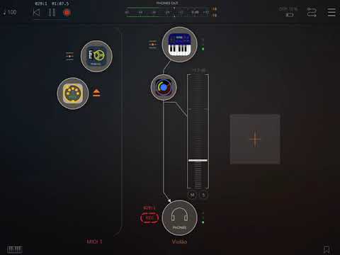 Apps AUM+PhotonAU+mfxPitch+LRC5 HQ (iPad5 - Zé Osório)