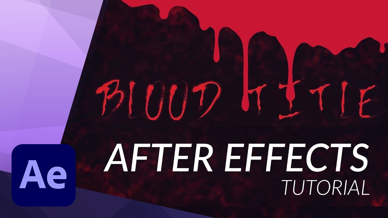 How to Create a Bloody Halloween Movie Intro in After Effects