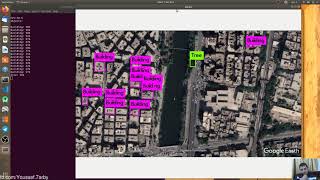 Object detection for buildings and trees from satellite images