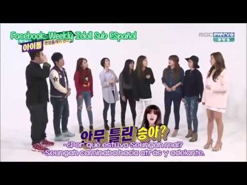 [Sub. Español] 150311 Rainbow Weekly Idol Parte (1/2)