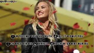 Demi Lovato-You're my only shorty (Lyrics+deutsche Übersetzung)
