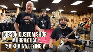 Video thumbnail for Gibson Custom Shop Murphy Lab '58 Korina Flying V at Norman's Rare Guitars by Normans Rare Guitars