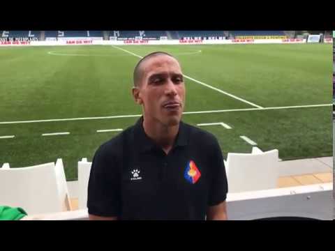 Anthony Correia na de wedstrijd Telstar - Achilles '29