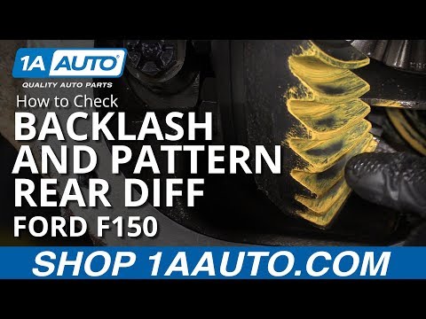 How to Check Backlash and Pattern on Rear Differential 09-14 Ford F-150