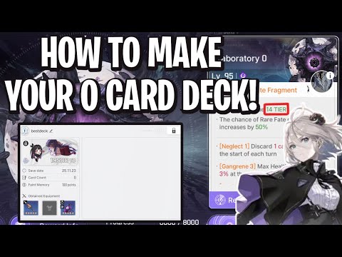 Craft Your 0 Card Deck Easily! Guide & Strategy [Chaos Zero Nightmare]