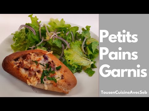 RECETTE de PETITS PAINS GARNIS (Tous en cuisine avec Seb)