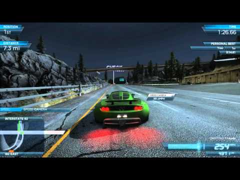 NFS Most Wanted 2012: "Around The World" 3:13.51 (Full Nitrous Start Exploit)